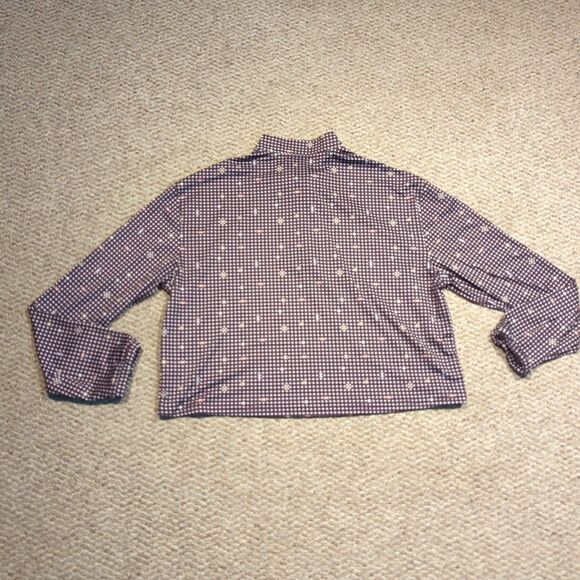 Bad Birdie Throwing Darts Top Womens Medium 1/4 Zip Golf Active Stretch - Picture 4 of 8